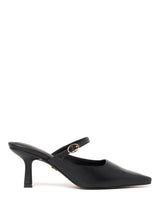 Leandra Instep Strap Mule Heel Black Forever New