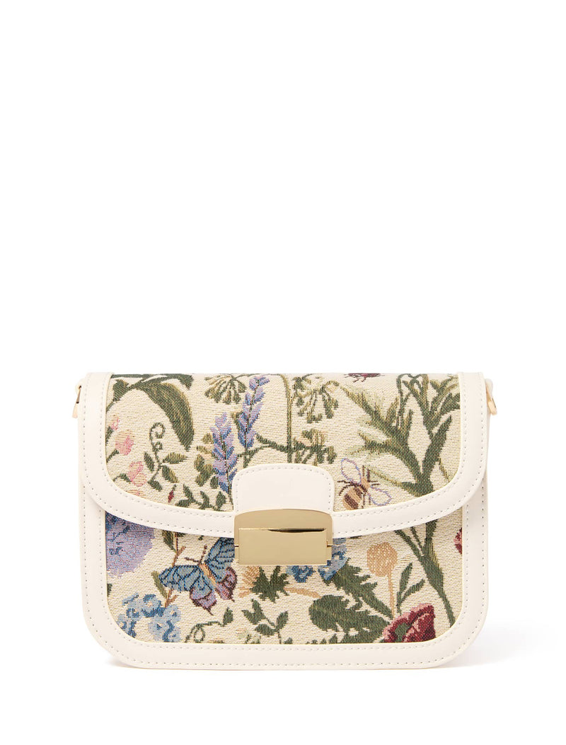 Fiona Floral Lock Shoulder Bag 0 Floral Multi Forever New