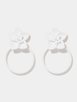 Signature Frieda Flower Hoop Earrings Forever New