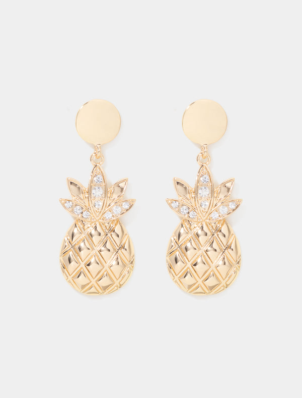 Signature Raye Pineapple Earrings Forever New