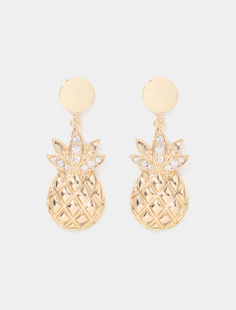 Signature Raye Pineapple Earrings Forever New