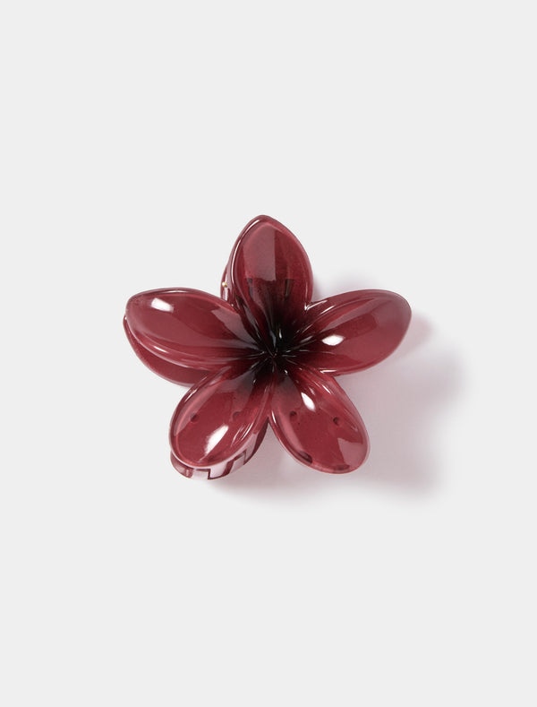 Fifi Flower Claw Clip 0 Wine Forever New