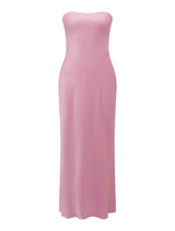 Nicola Strapless Satin Maxi Dress Forever New