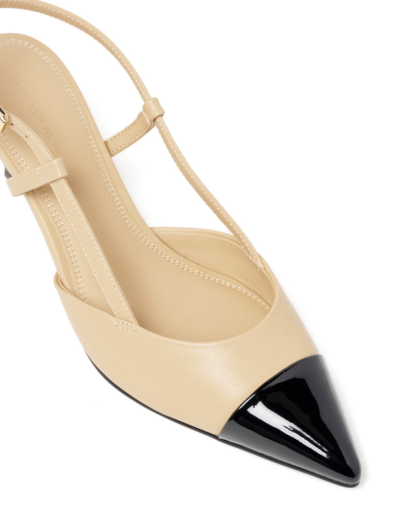 Taryn Toe Cap Slingback Heel Forever New