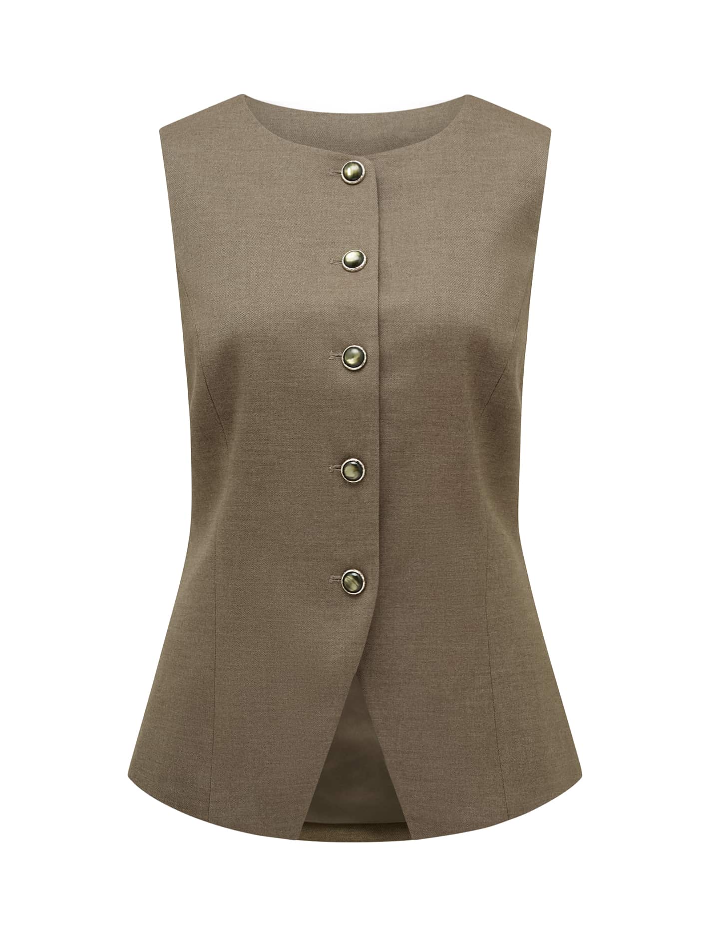 Toni High Neck Waistcoat Forever New