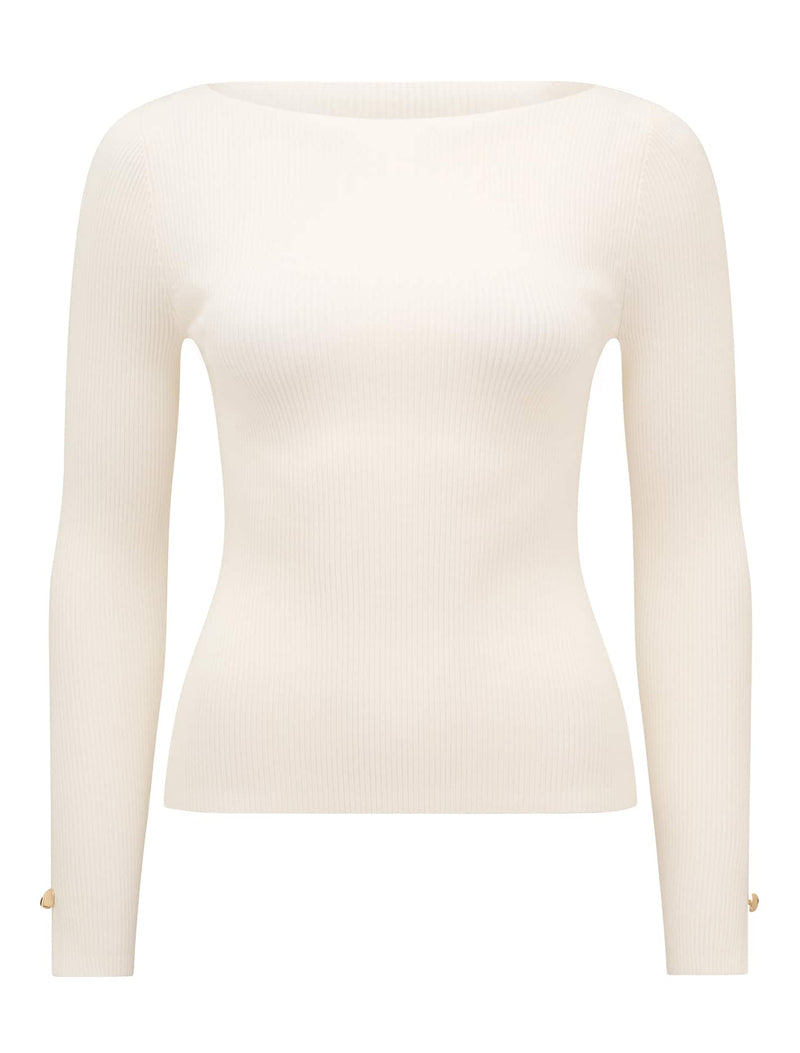 Alaia Knit Rib Top Forever New