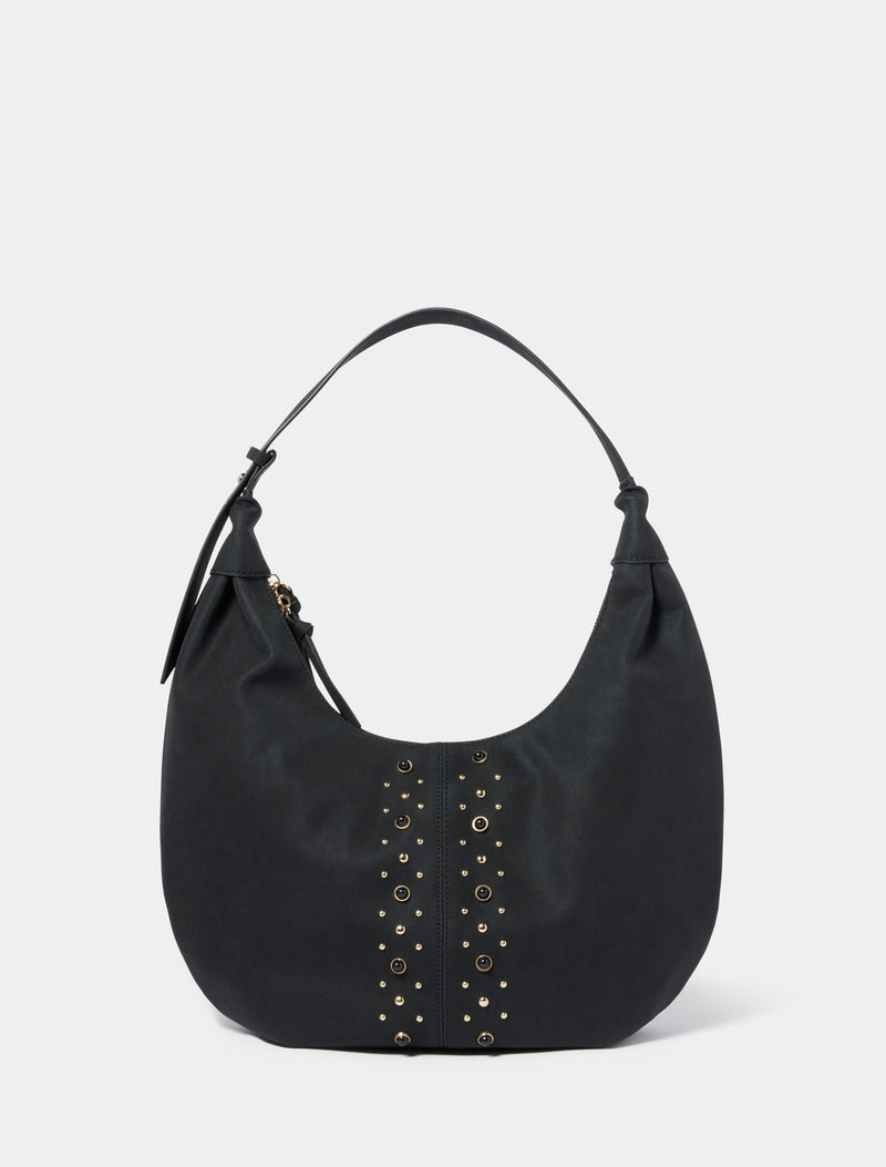 Sable Studded Hobo Bag Forever New