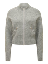 Mariella Knitted Bomber Jacket Forever New