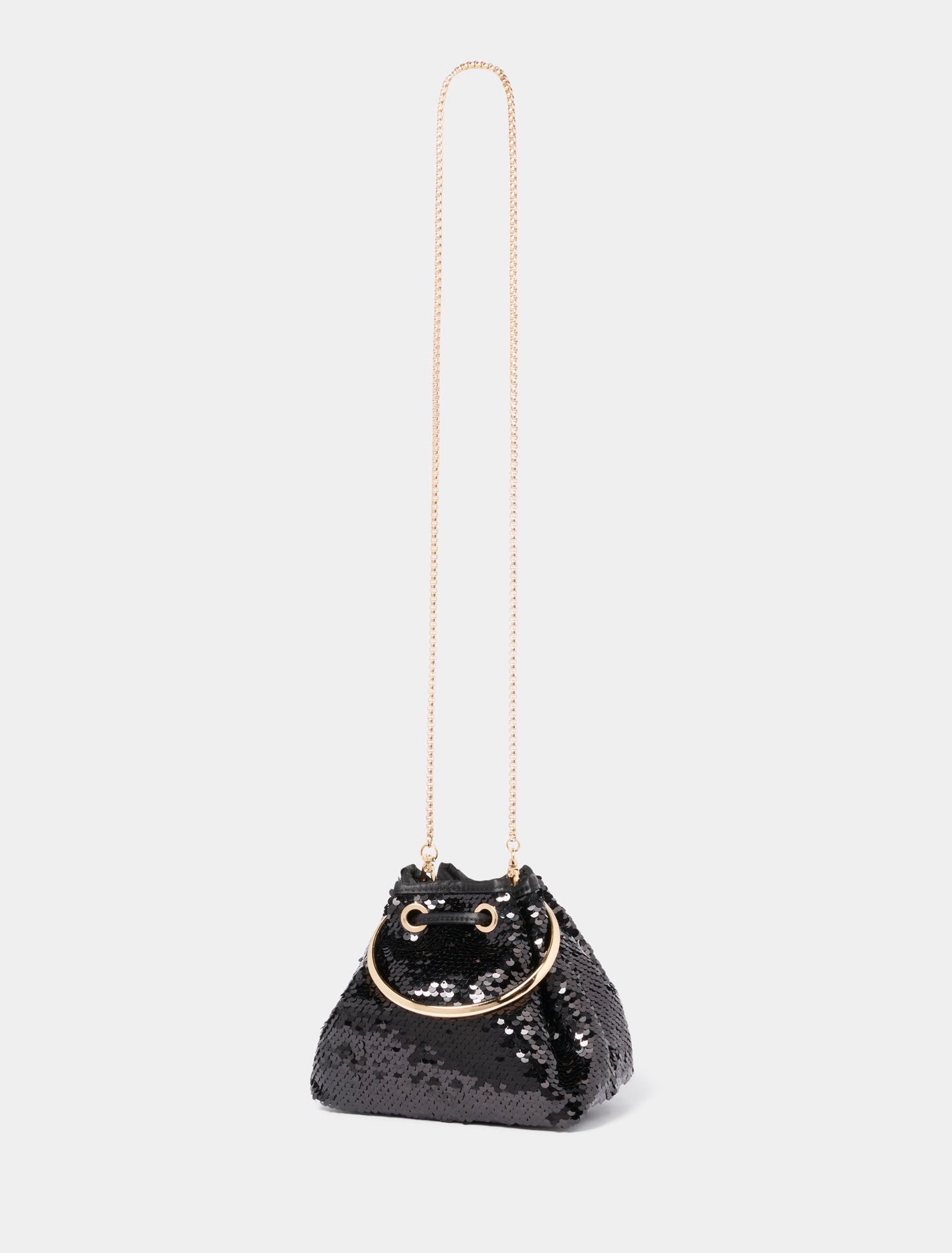 Stella Sequin Ring Handle Bag
