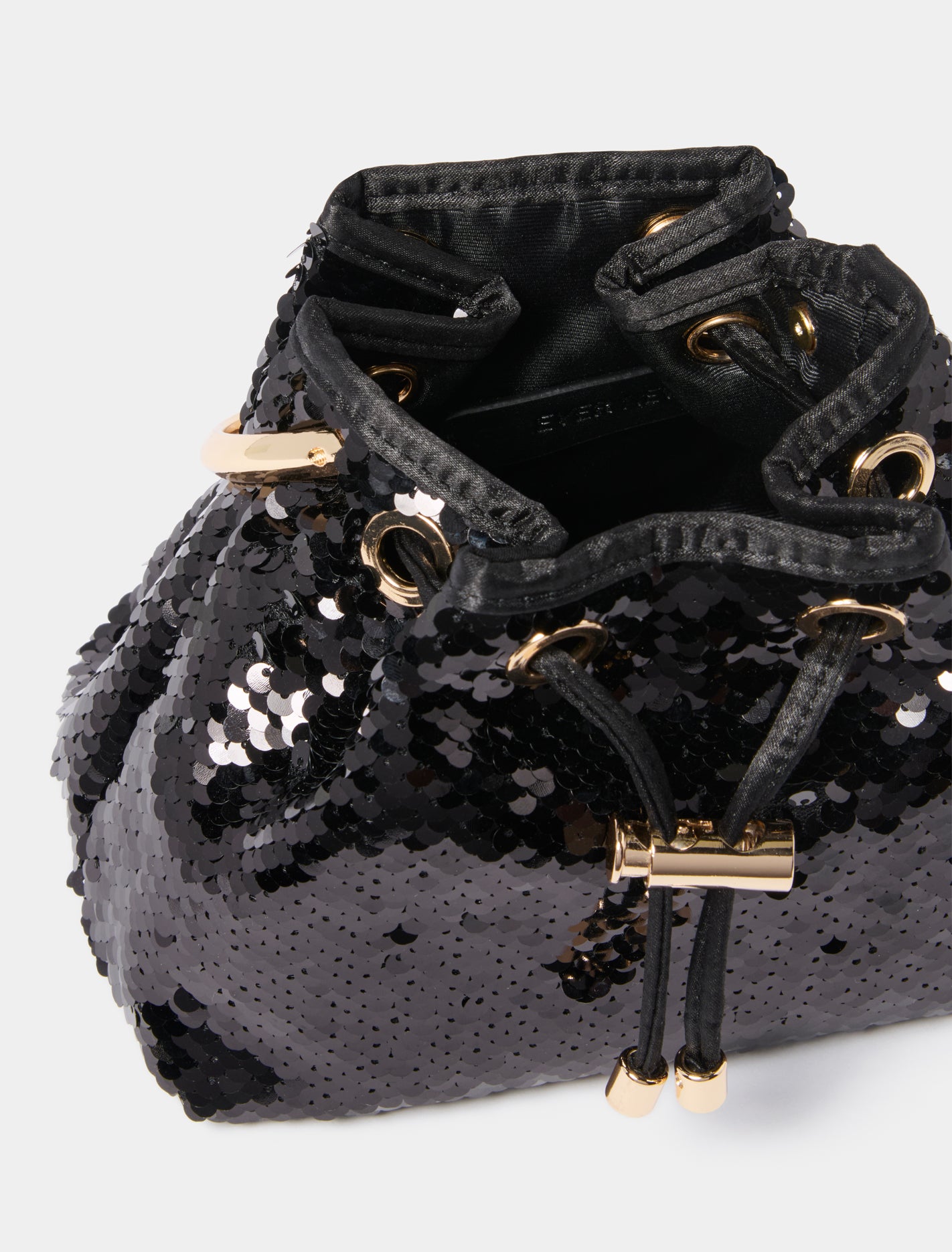 Stella Sequin Ring Handle Bag