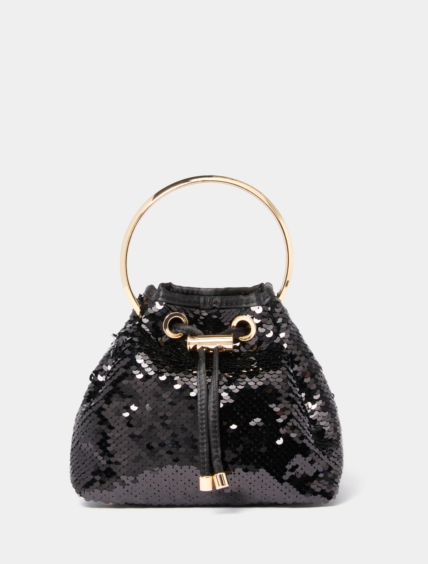 Stella Sequin Ring Handle Bag