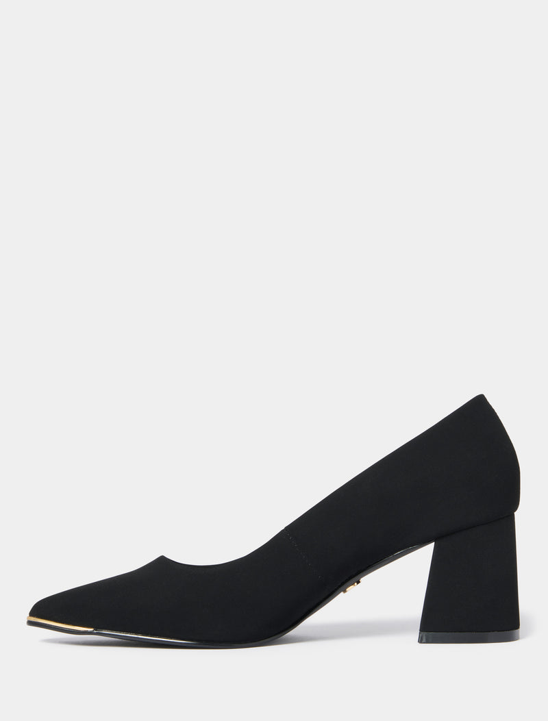 Ellie Block Heel Court Shoe Forever New