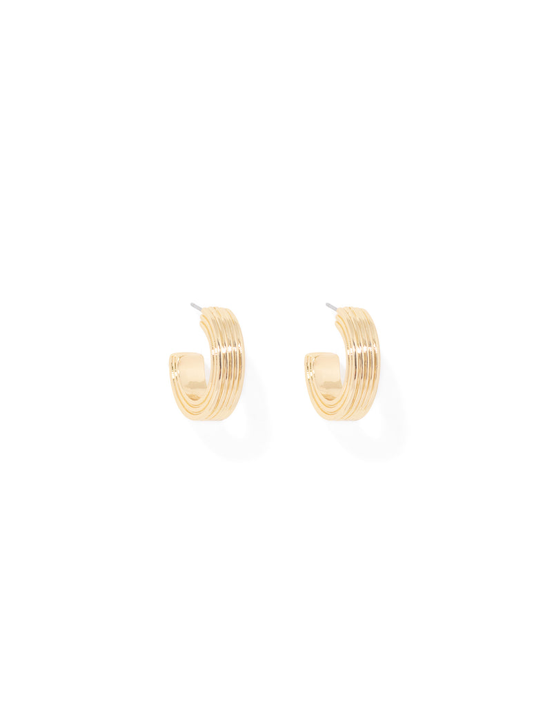 Signature Danya Deco Hoop Earrings Forever New