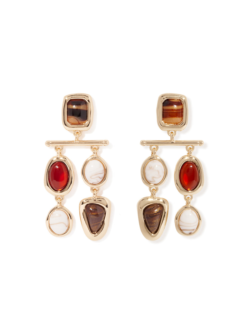 Signature Sylvia Stone Earrings Forever New