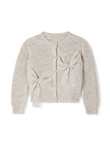 Nellie Girls Bow Knit Cardigan Forever New