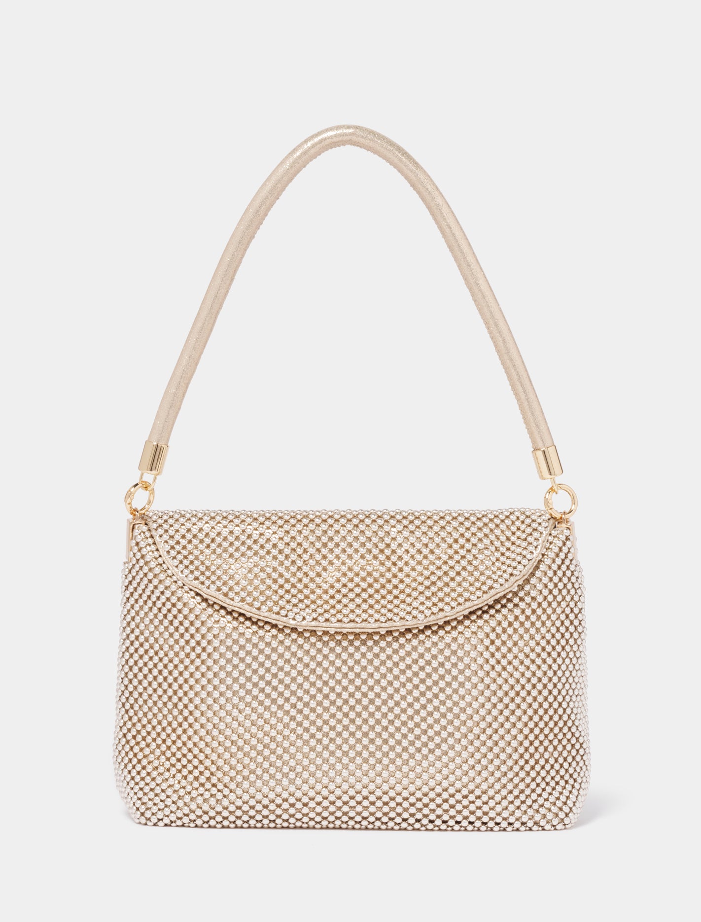 Sunday Slouch Sparkle Clutch 0 Champagne Forever New