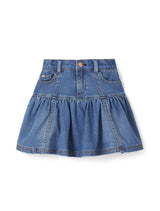 Sandra Girls Denim Frill Skirt Forever New