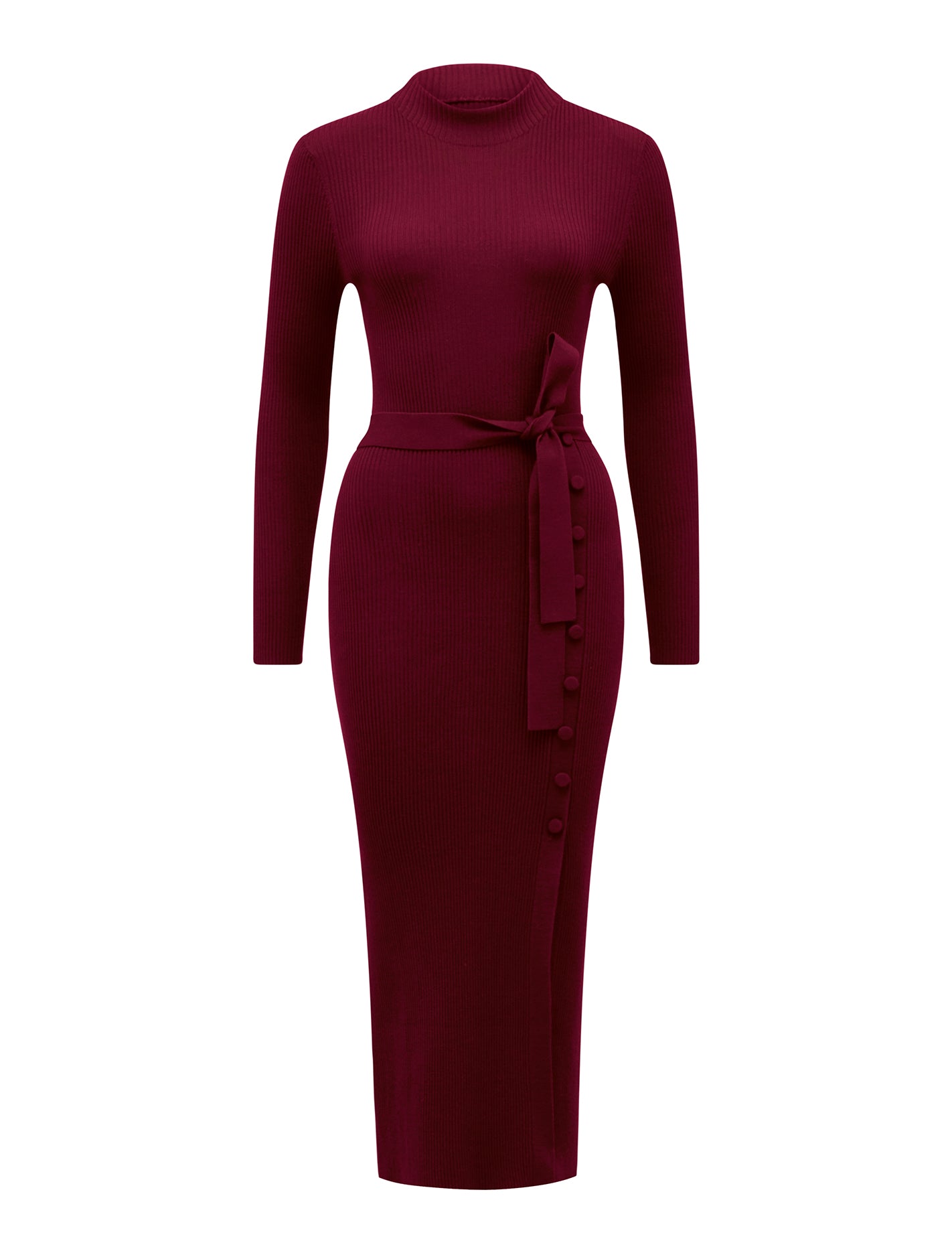 Kiara Button Detail Midi Dress Forever New