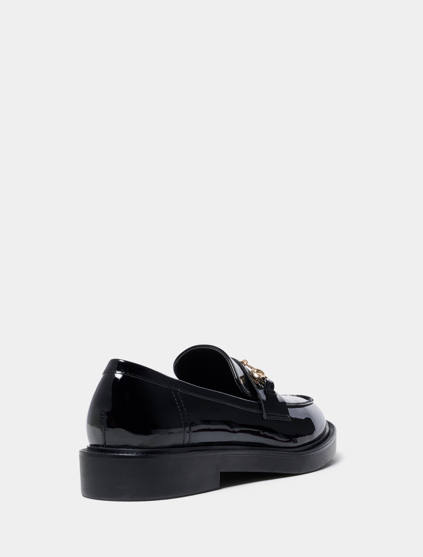 Mackenzie Bit Trim Chunky Flat Loafer Forever New