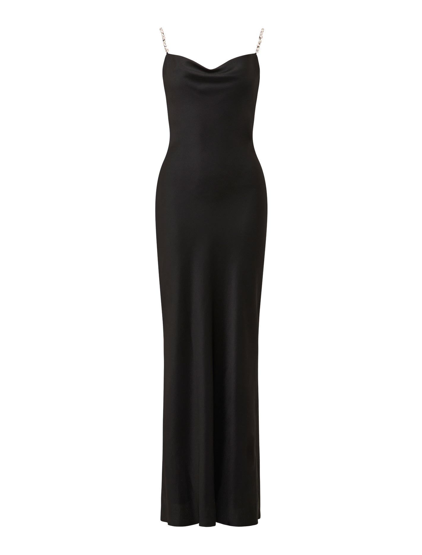 Presley Diamante Strap Satin Maxi Dress Forever New