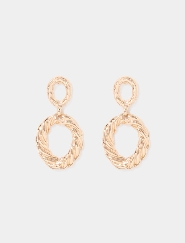 Ladilyn Twist Earrings 0 Gold Forever New