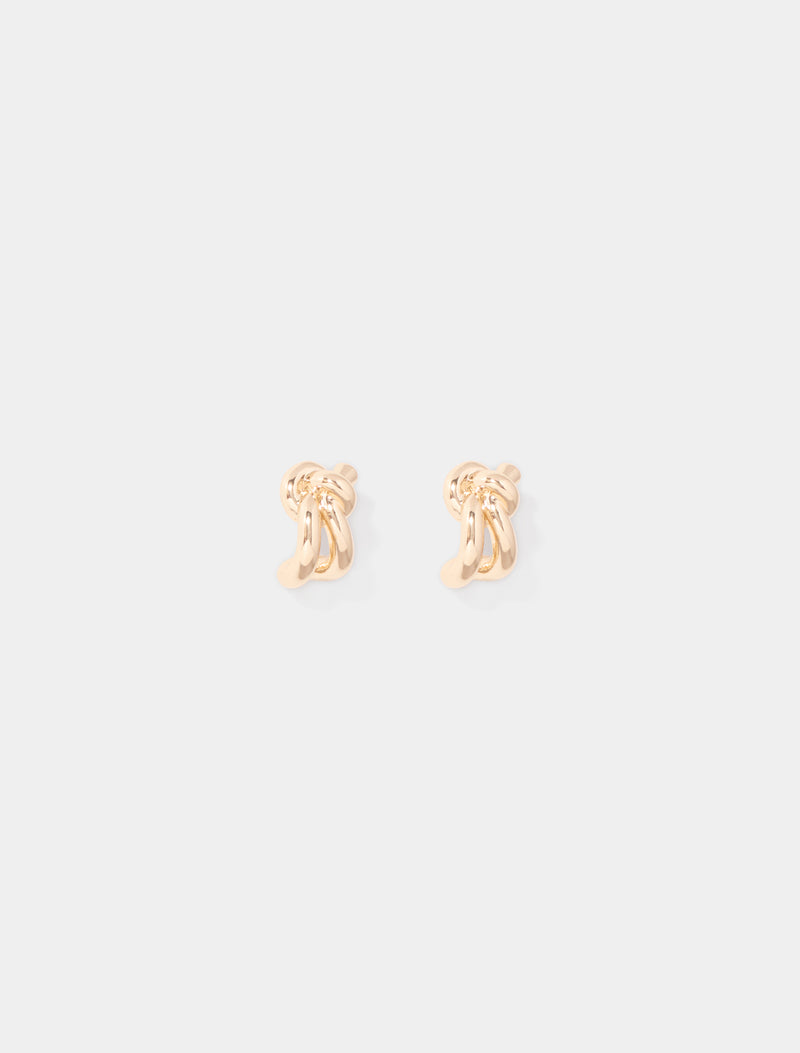 Esther Knot Small Earrings 0 Gold Forever New