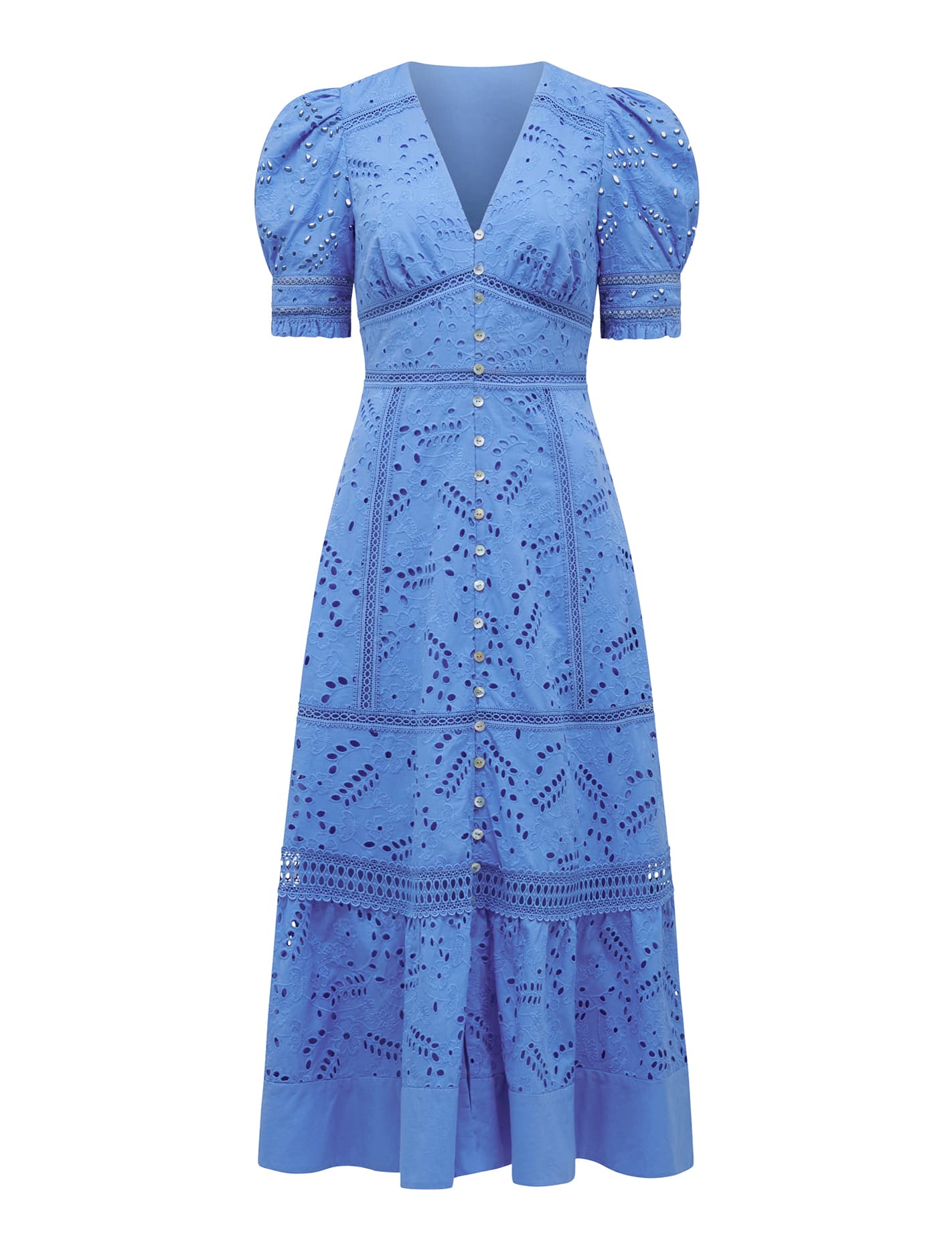 Eloise Broderie Midi Dress Forever New