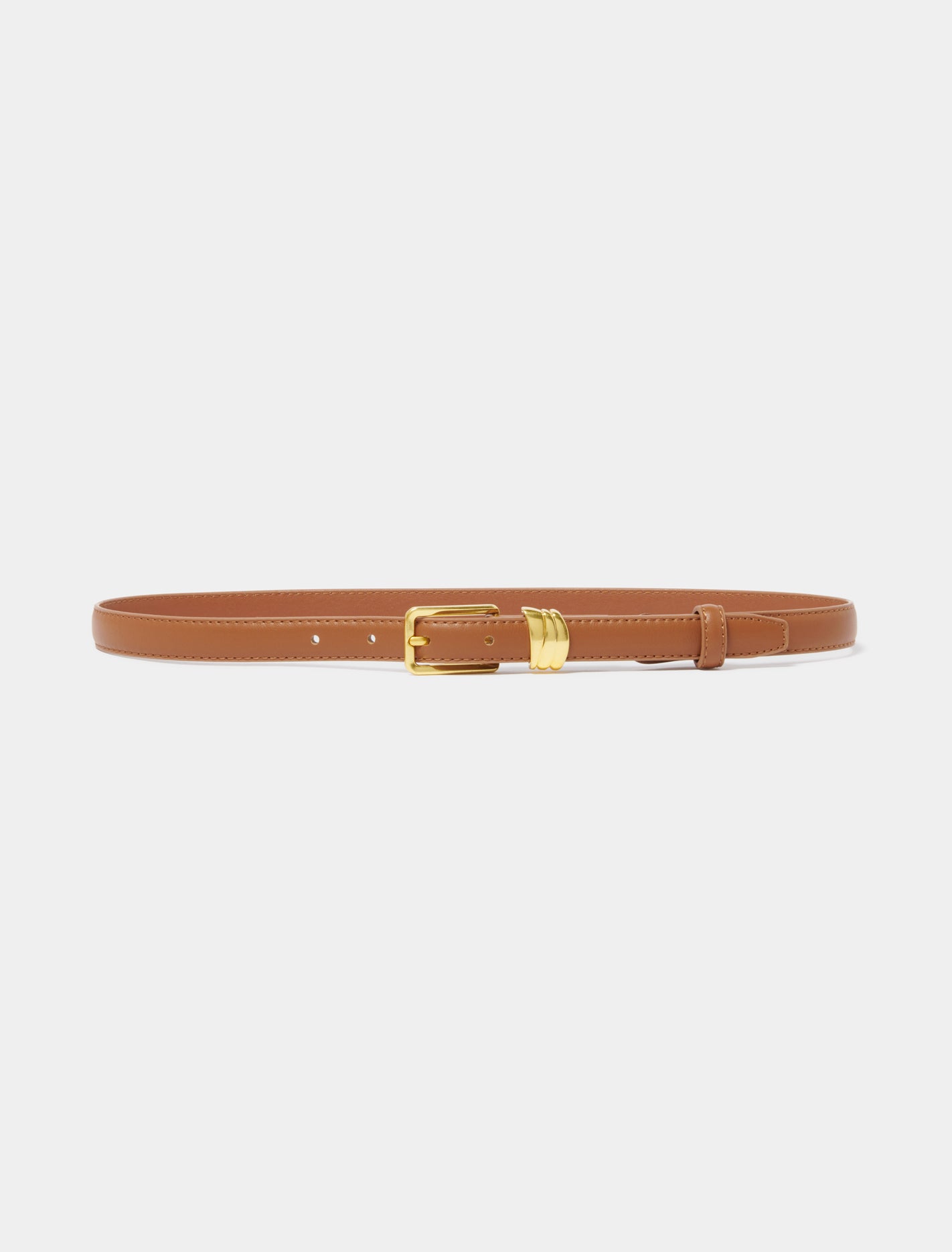 Mabel Metal Keeper Jean Belt Tan Forever New
