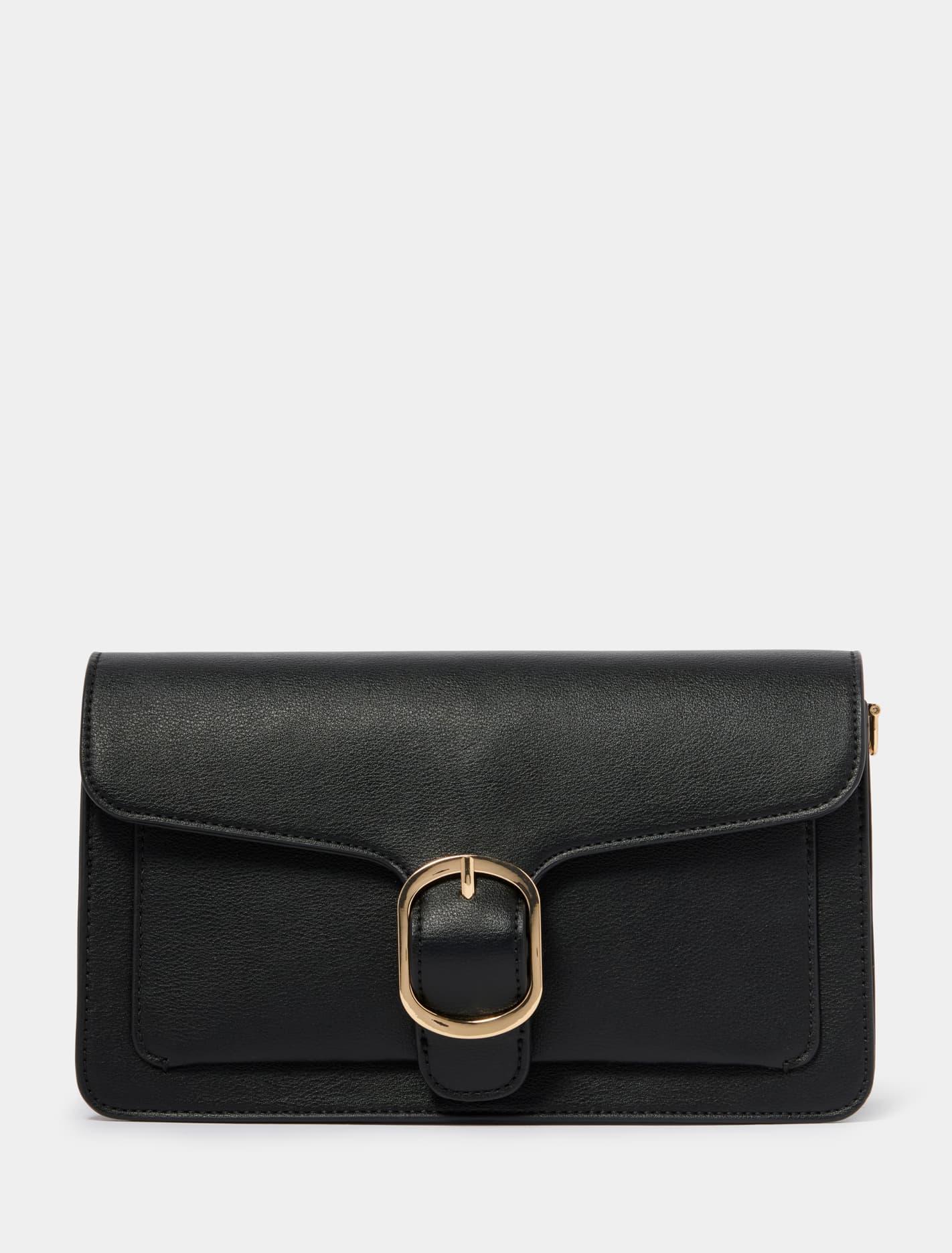 Blair Buckle Shoulder Bag 0 Black Forever New