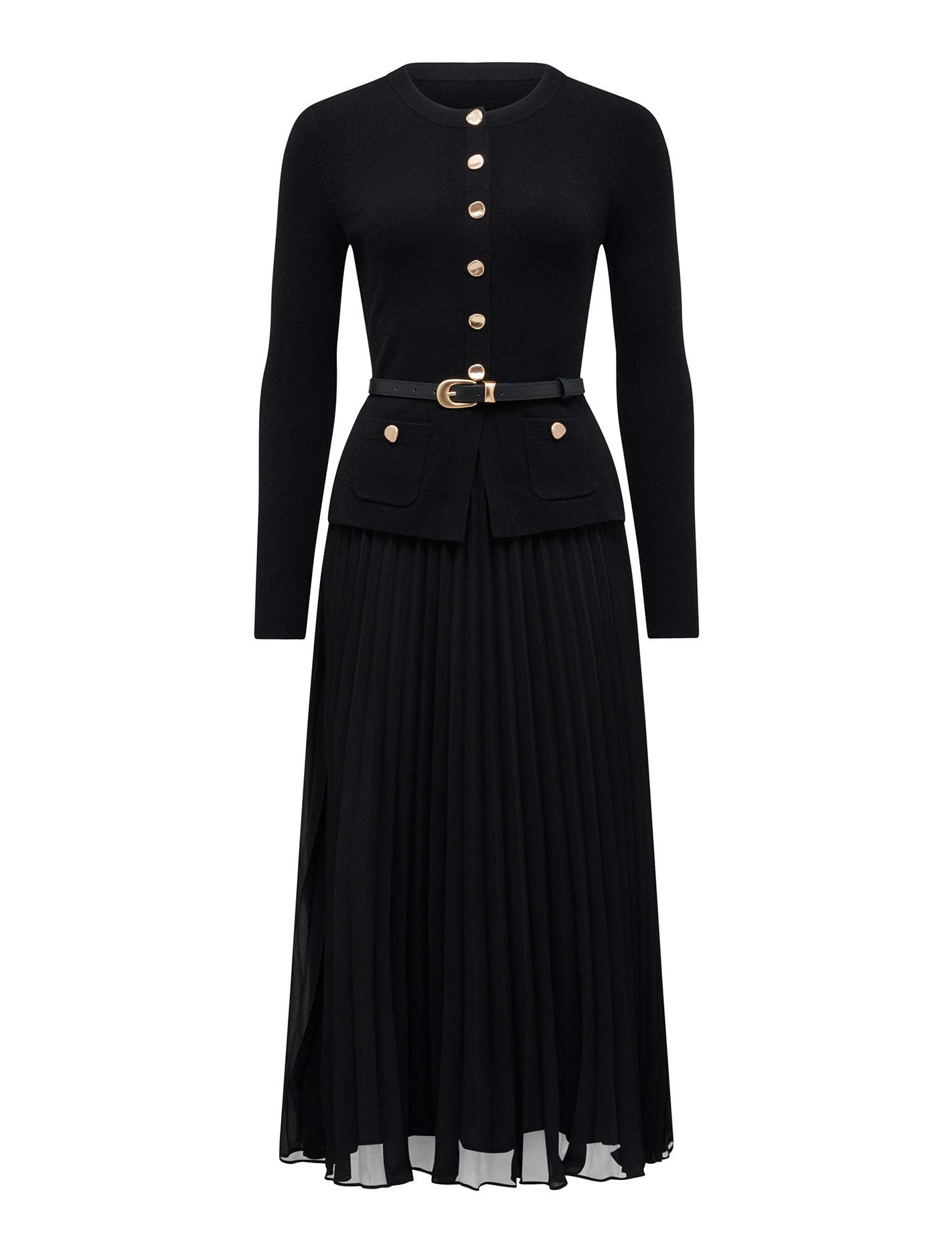 Daphne Long Sleeve Midi Dress Forever New