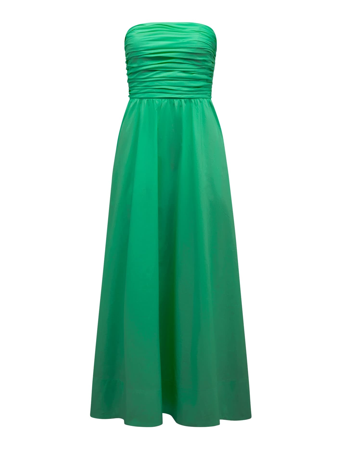 Matisse Ruched Cotton Halter Midi Dress Forever New