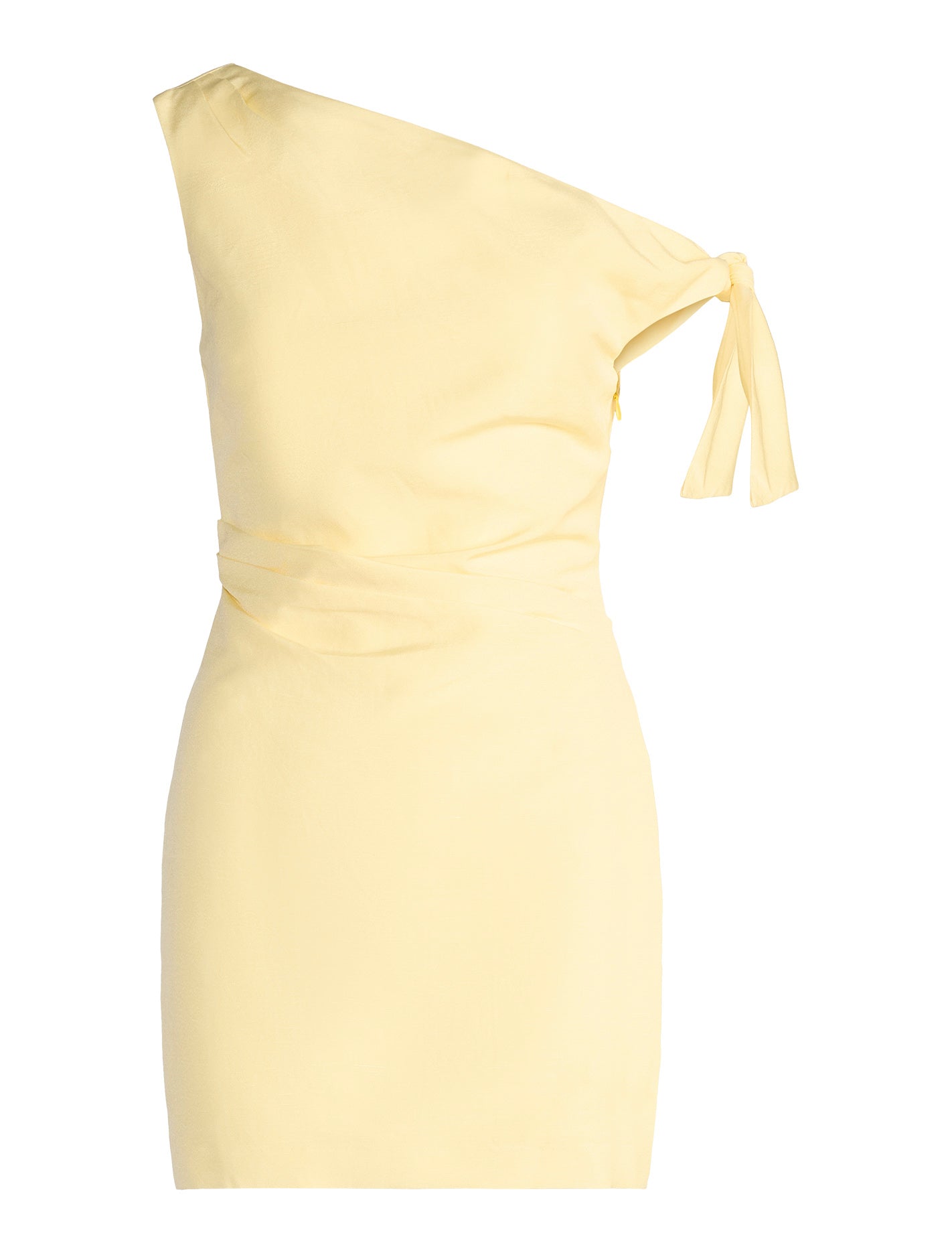 Cinzia Tipped Shoulder Linen Mini Dress Forever New