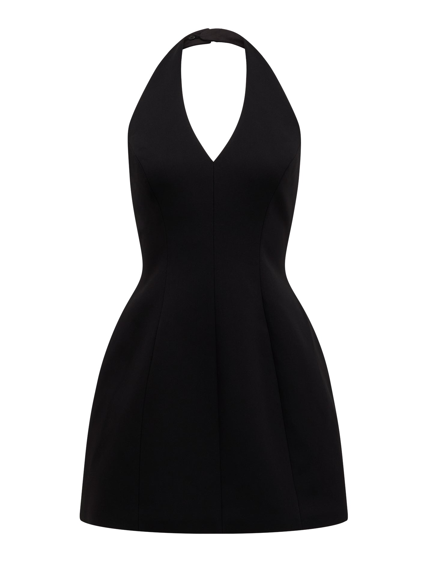 Riley Structured Halter Mini Dress Forever New