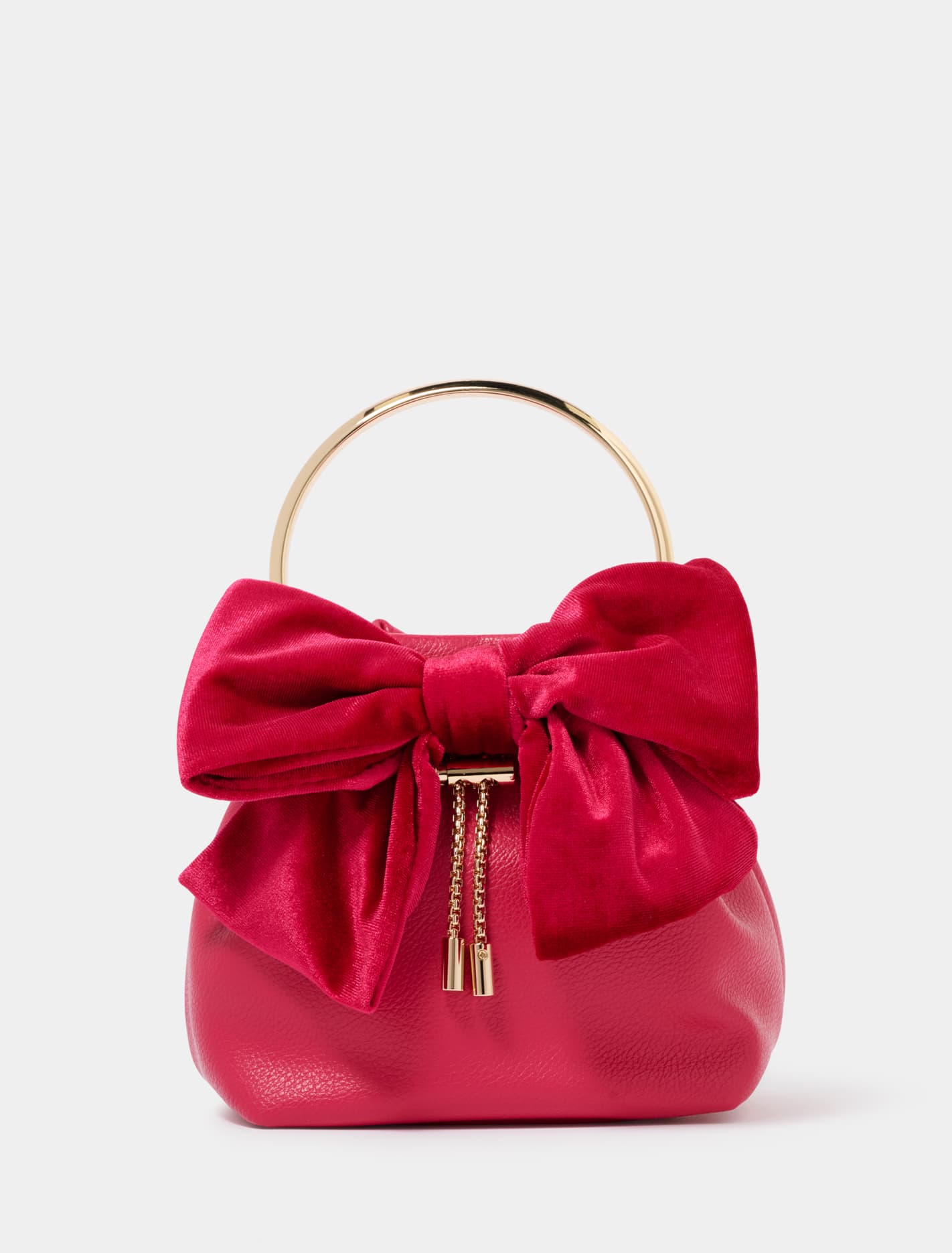 Magnolia Ring Handle Clutch Forever New