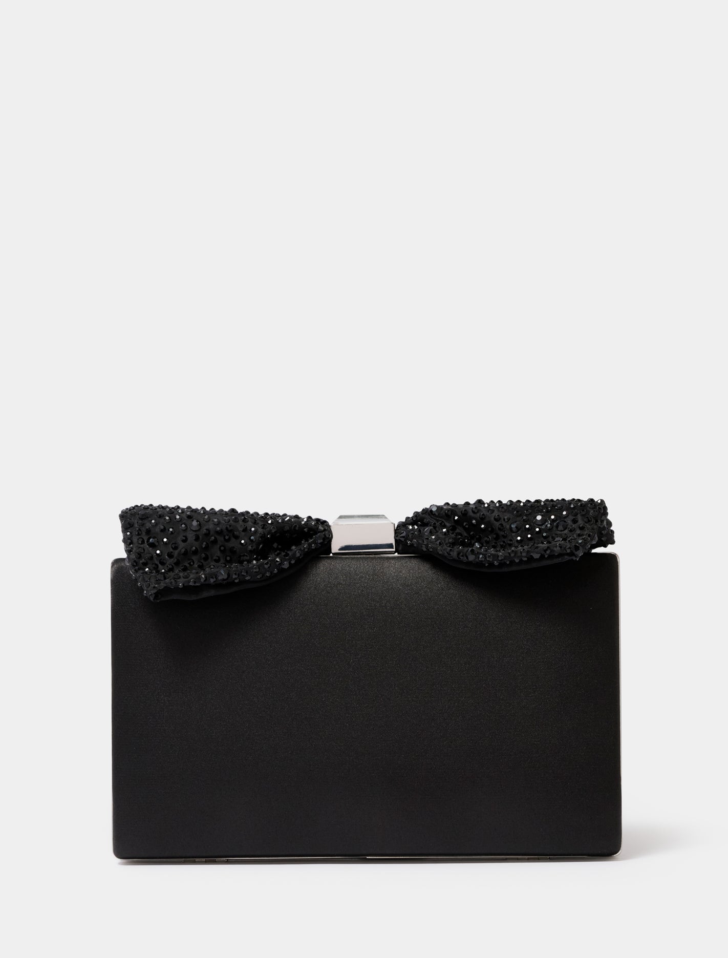 Heidi Bow Clasp Hardcase Clutch Forever New