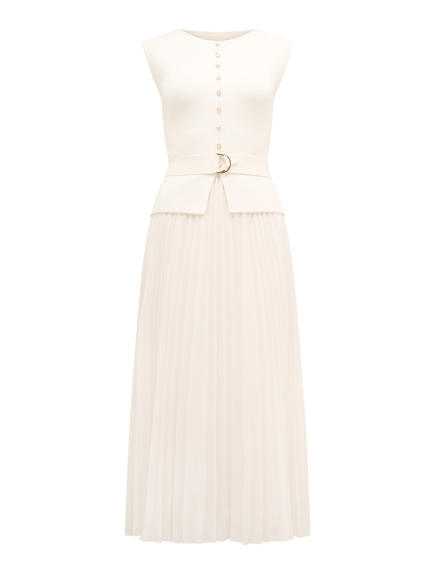 Lelani Petite Pleat Hem Midi Dress Forever New