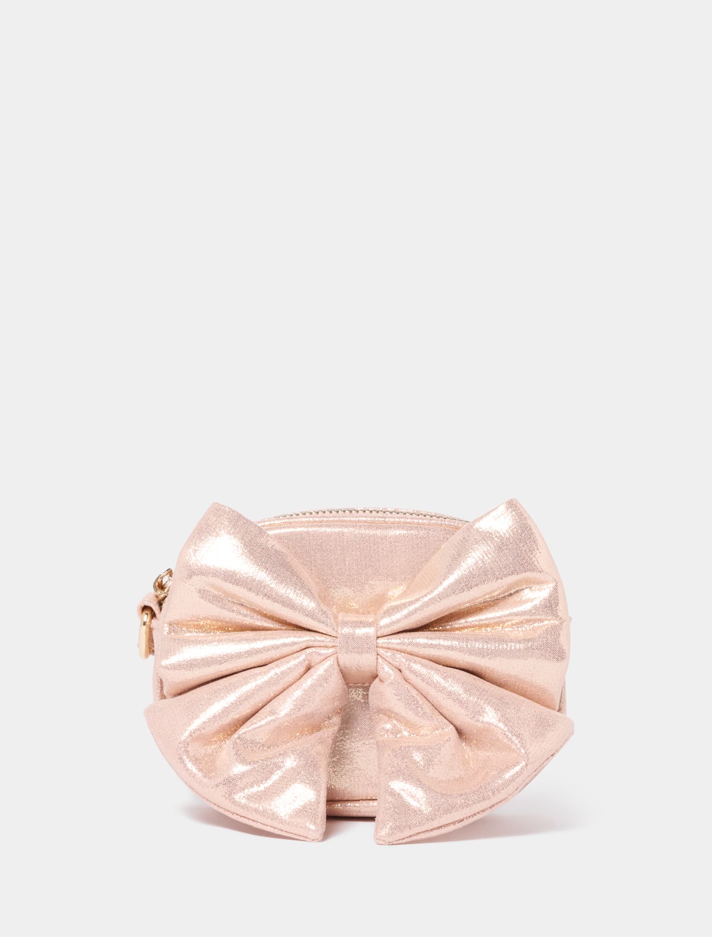 Zoella Girls Metallic Bow Bag Forever New