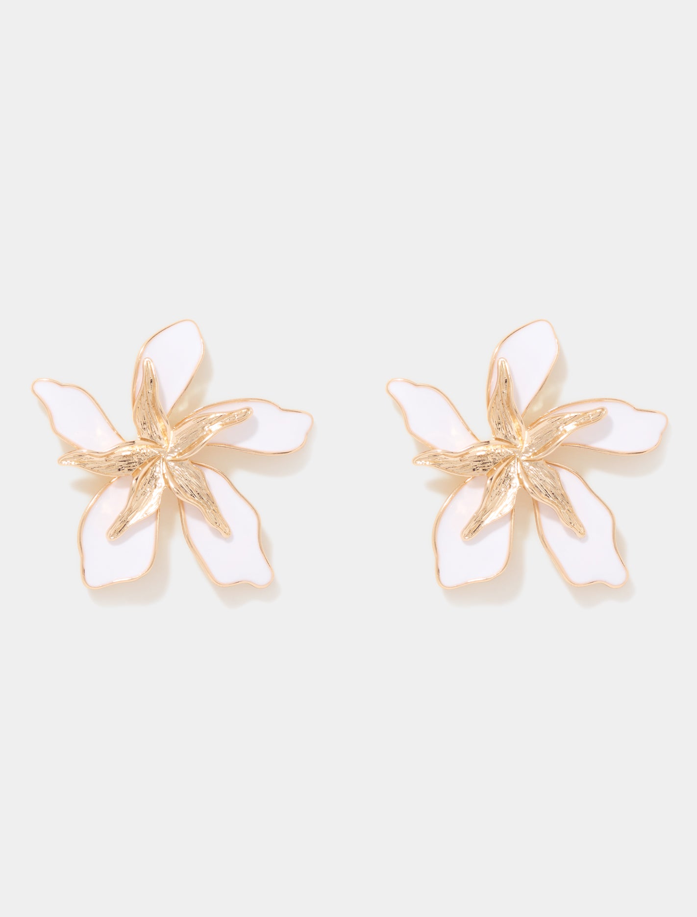 Faye Statement Orchid Earrings 0 Ivory Gold Forever New