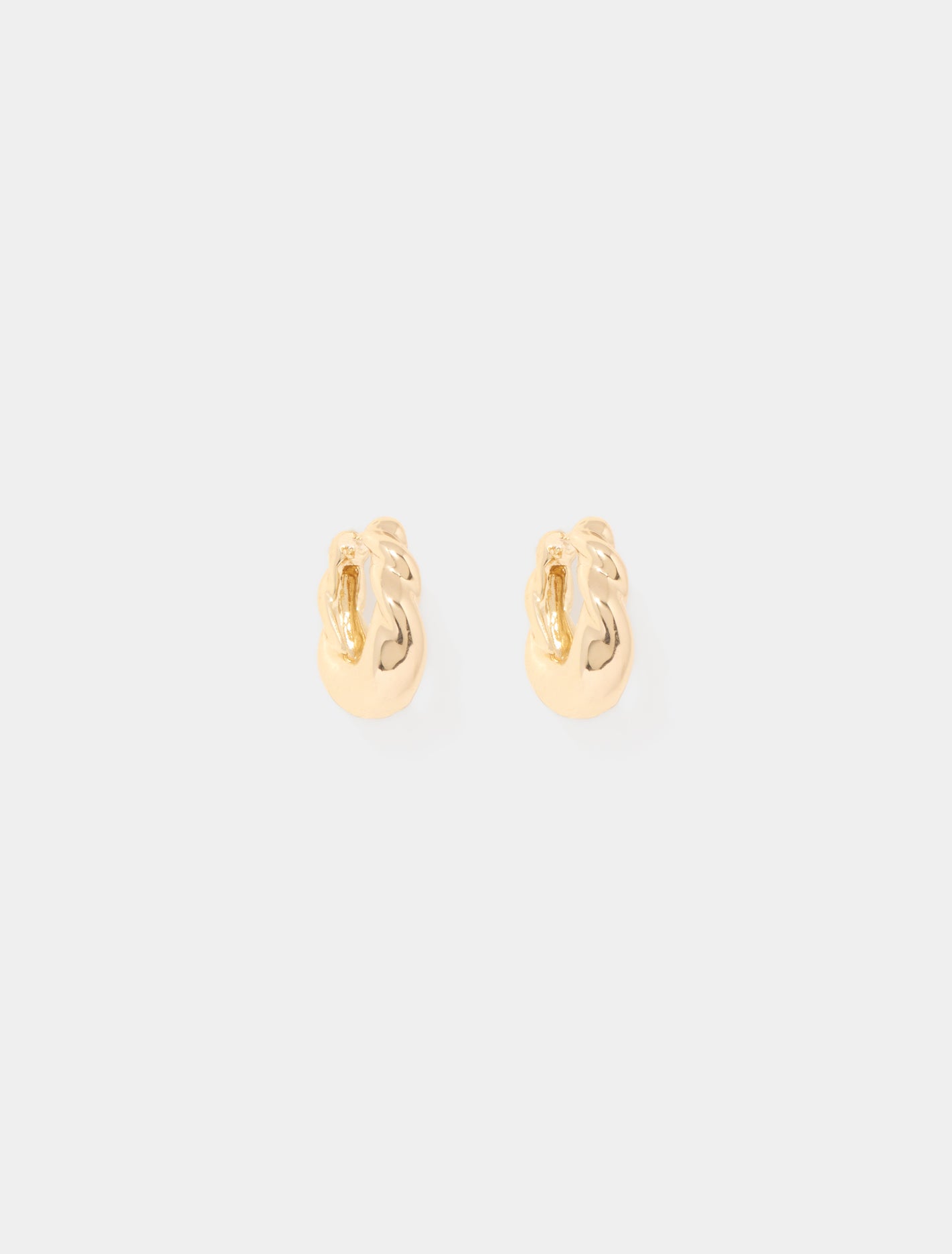 Nell Twist Hinge Earrings 0 Gold Plated Forever New