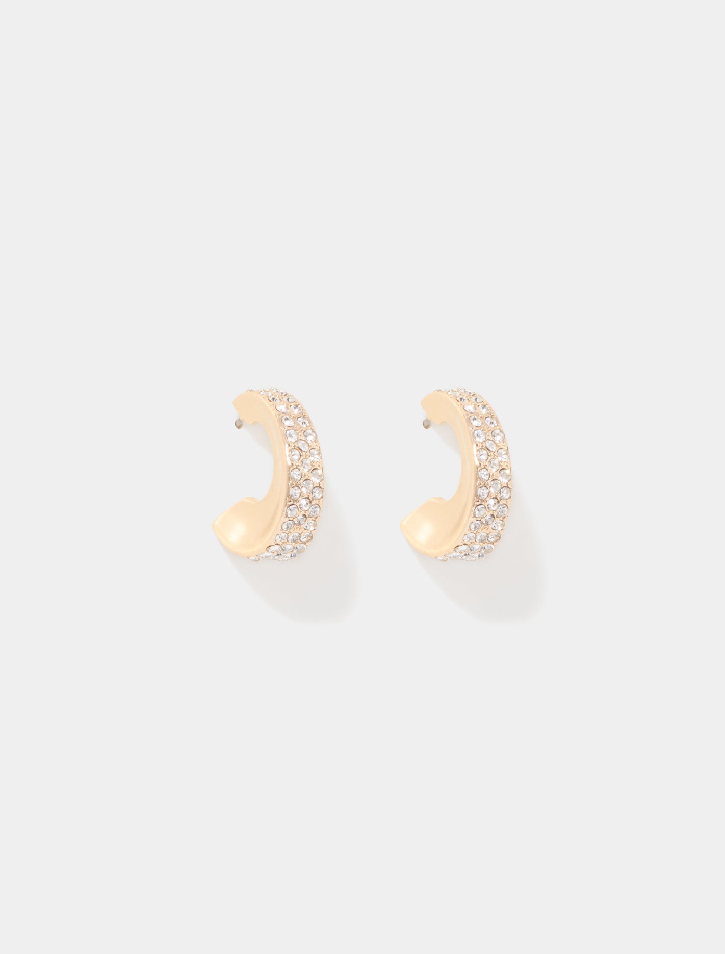 Shiloh Angle Stone Earrings 0 Gold Crystal Forever New