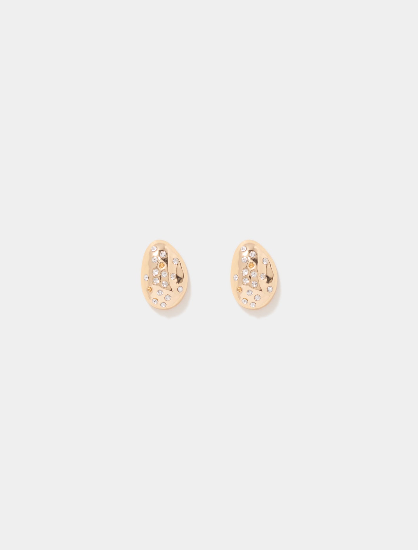 Natalie Stone Droplet Earrings 0 Gold Crystal Forever New