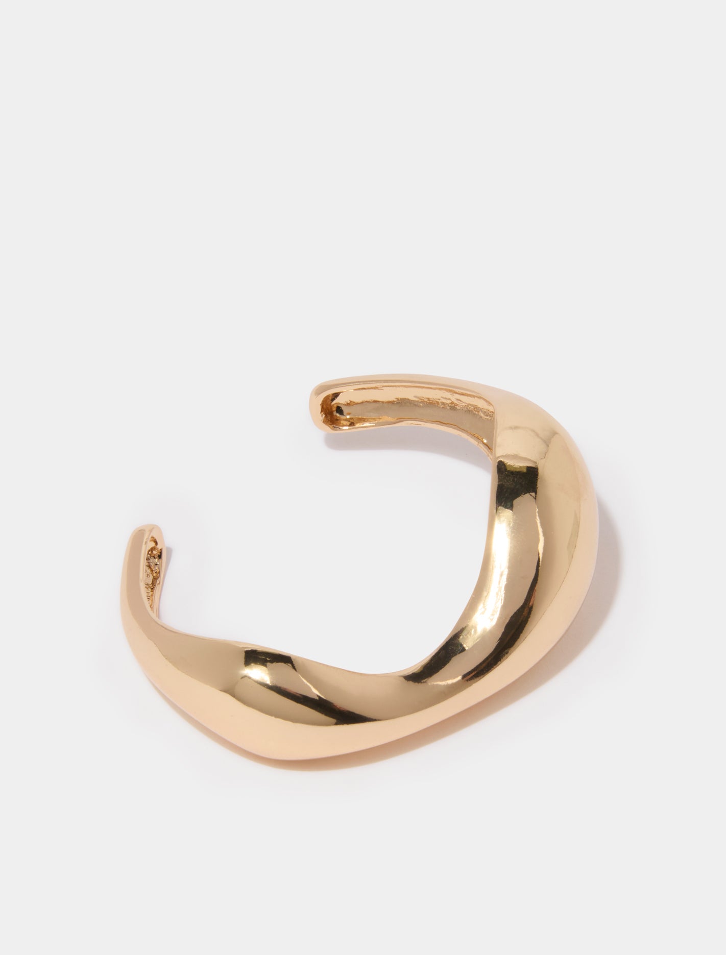 Signature Jocelyn Molten Cuff Bangle 0 Gold Forever New