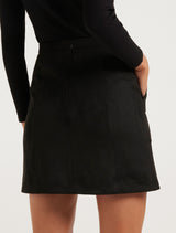 Leah Suede Mini Skirt Forever New