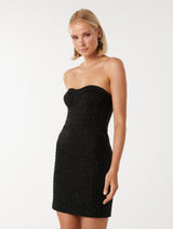 Amerie Boucle Corset Dress Forever New