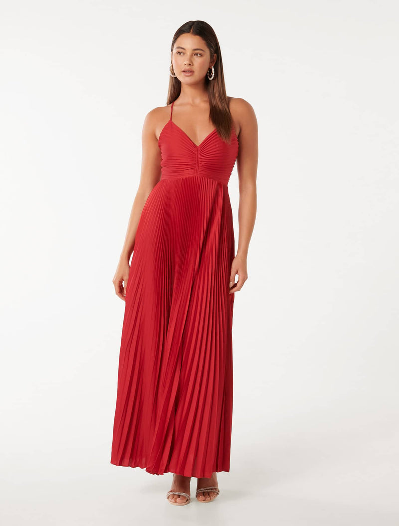 Buy Forever New Red High-Low Dress for Women's Online @ Tata CLiQ