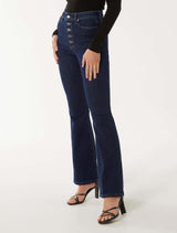 Louisa High-Rise Flare Jeans Forever New