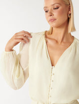 Blair Chain Detail Blouse Forever New