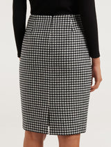 Hadley Houndstooth Pencil Skirt Forever New