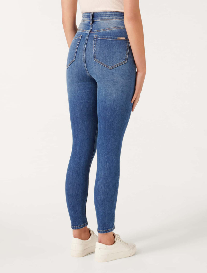 Mila High-Rise Skinny Jeans Serondella | Forever New