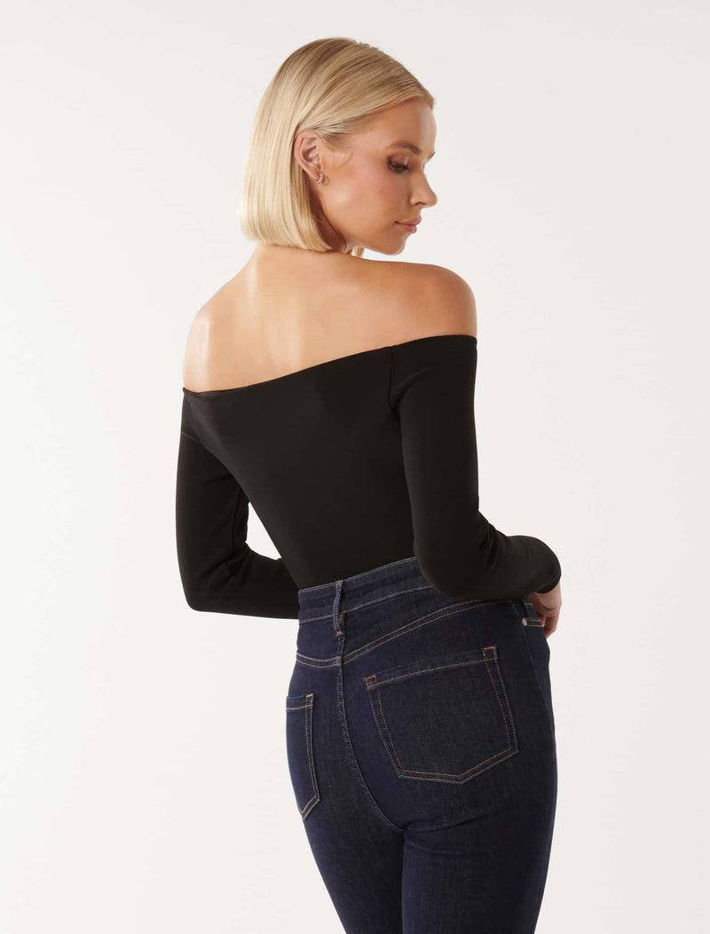 Marielle High Bardot Top Forever New
